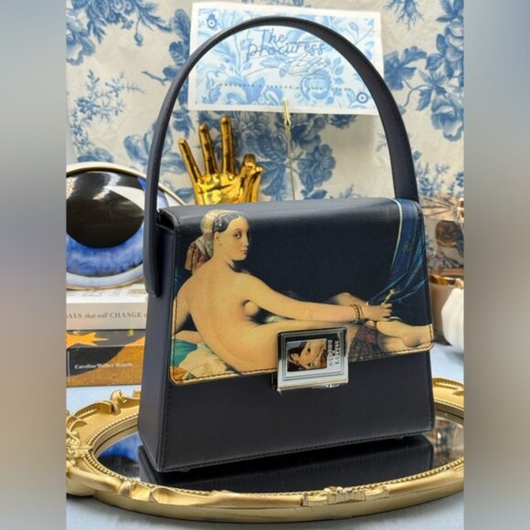 🆕 A. CLOUD x LOUVRE MUSEUM 🧿 NWT "La Grande Odalisque" by Ingres Handbag - Picture 3 of 16
